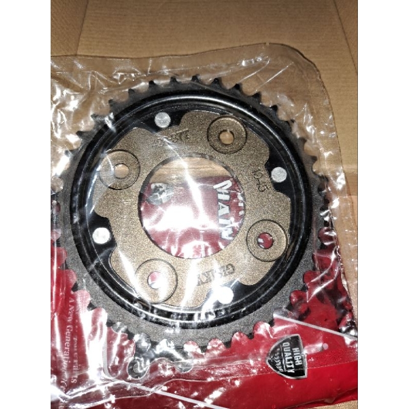 GEAR SET + RANTAI KYZ (DRIVE CHAIN KIT) HONDA SUPRA 125 SUPRA X 125 HELM IN