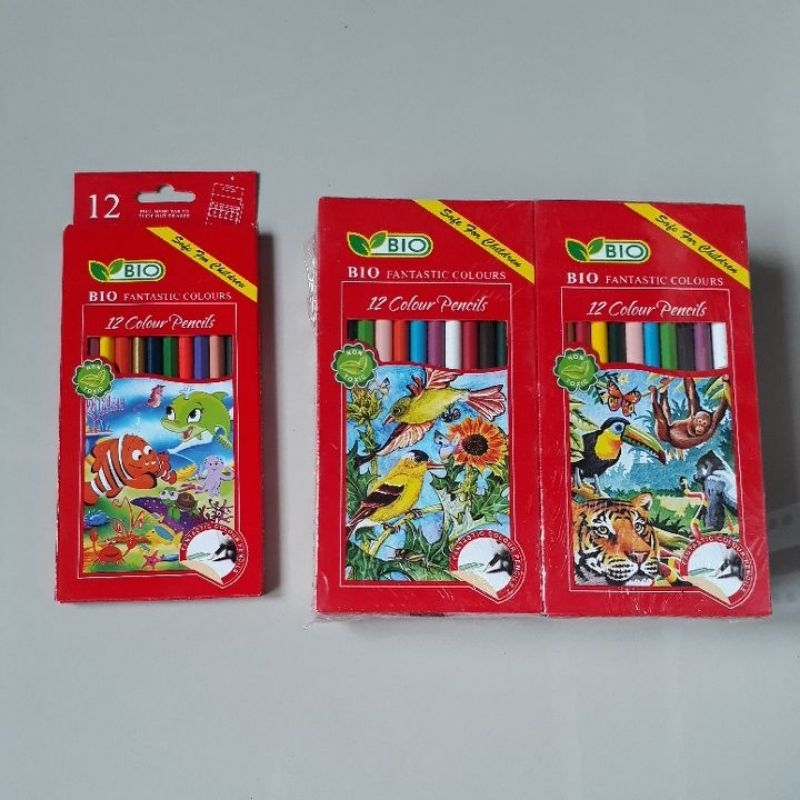 

Pensil Bio panjang 12warna