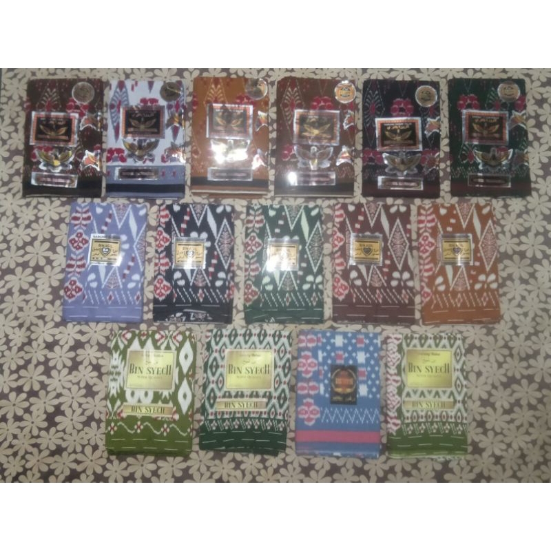 sarung Goyor printing bin Agil dan bin syeh