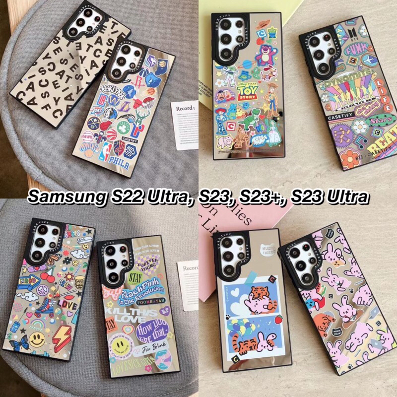 Blackpink Casetify Disney Samsung Galaxy S23 S23 Plus S23 Ultra TPU Transparan Shockproof Casing Pon