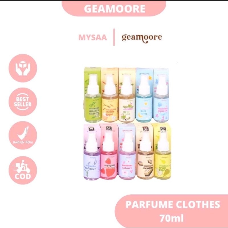 GEAMOORE CLOTHES PARFUME/PARFUM BAJU/PARFUM PAKAIAN/PARFUM PRIA WANITA