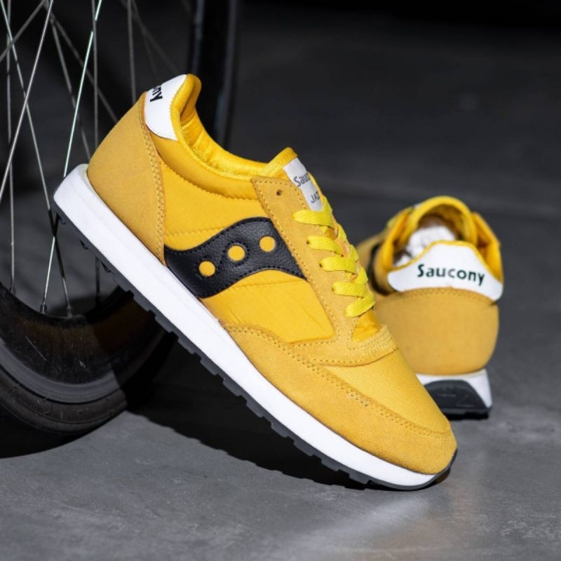 SAUCONY jazz vintage yellow black