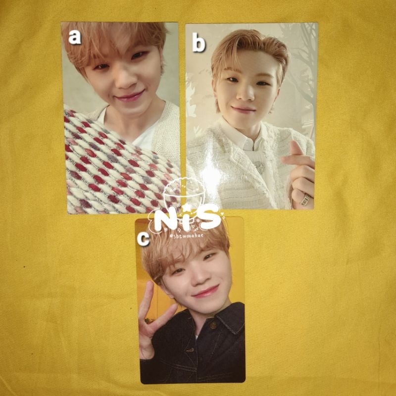 photocard woozi seventeen ainochikara wooahae