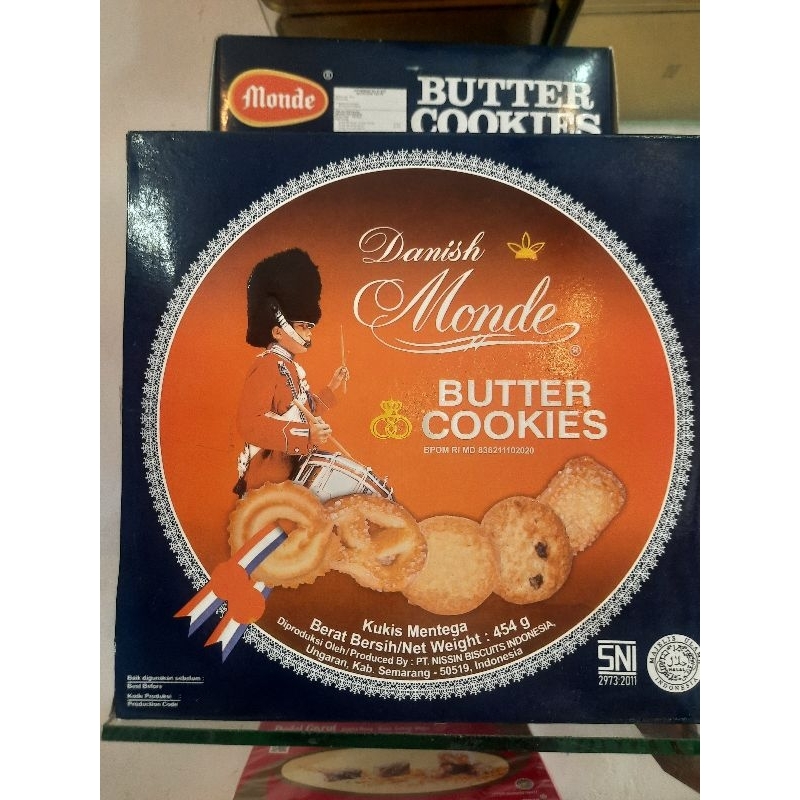 

KUE/BISKUIT MONDE BUTTER COOKIES 454G.