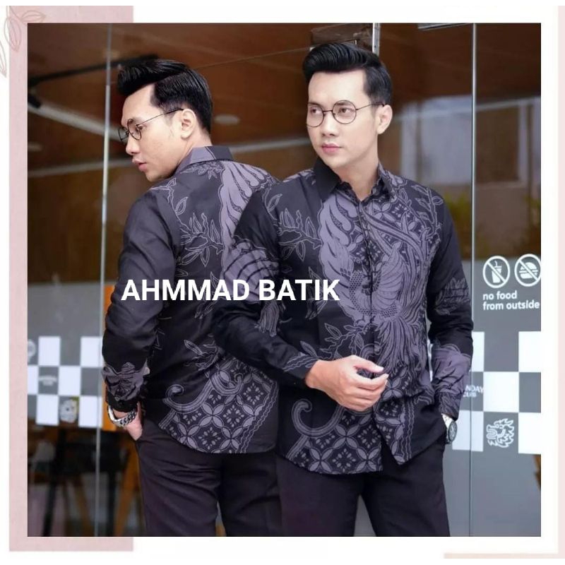 KEMEJA BATIK PRIA LIDAH BUAYA  SLIMFIT LAPIS FURING