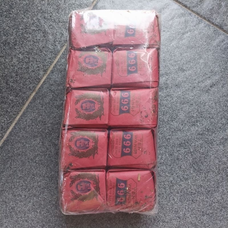 teh 999 merah 1pak isi 10bungkus