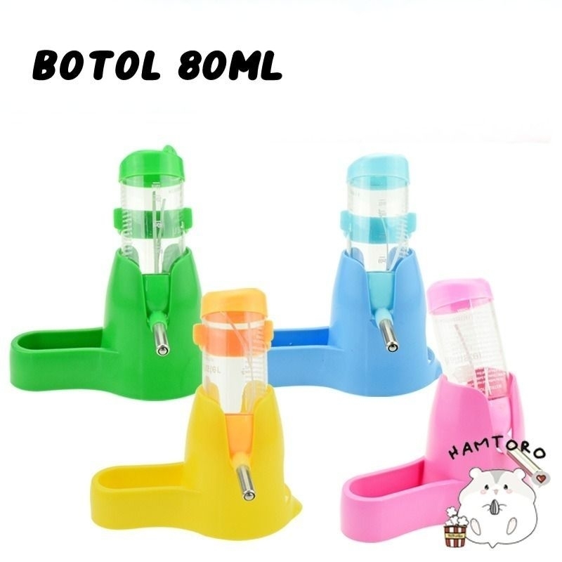 Bottle Stand Multifungsi 2 in 1 Tempat Makan dan Minum Hamster