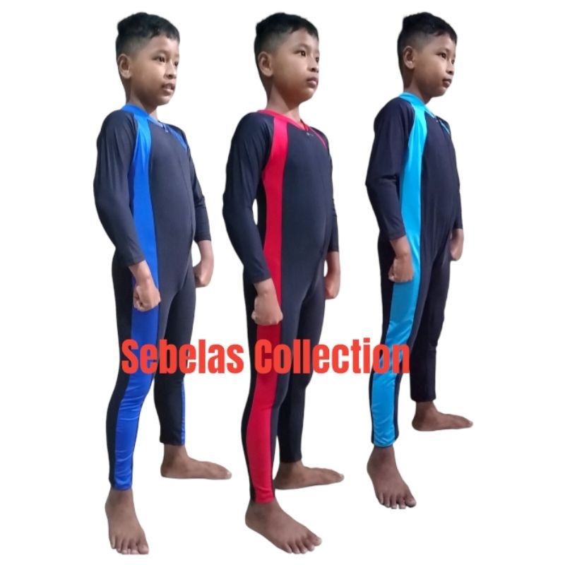 Baju renang anak remaja laki-laki dan perempuan.selam remaja/tanggung