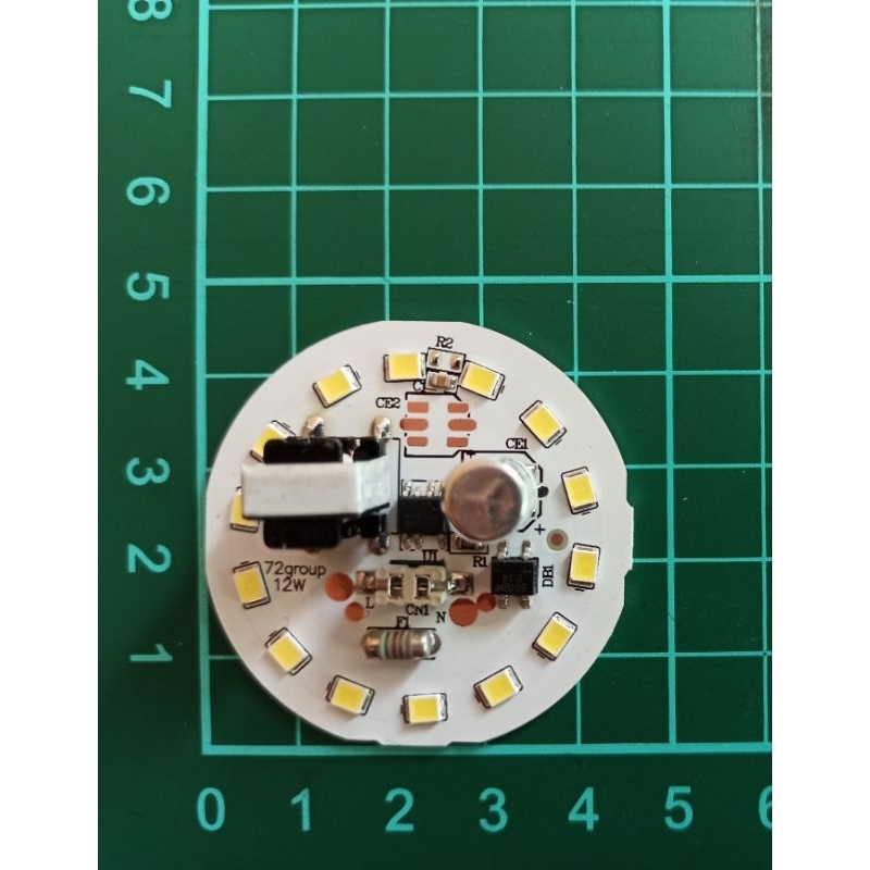 PCB MESIN LED AC 12WATT SUPER TERANG GRATIS BUBBLE
