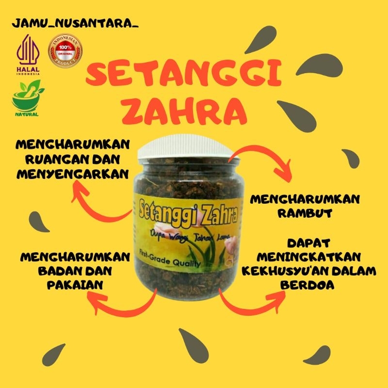 DUPA WANGI SETANGGI ZAHRA/DUPA PENGANTIN