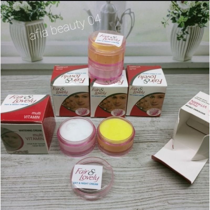 cream fair&lovely siang dan malam ecer