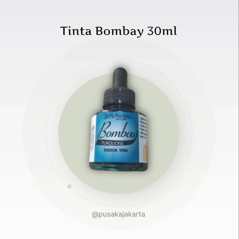 

(1Botol) | Tinta Kaligrafi Bombay 30ml Dr.Ph.Martin's