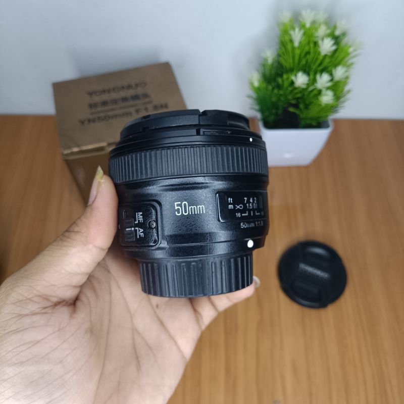 LENSA YN 50MM FOR NIKON  fix yn 50mm for nikon f1.8 fix nikon