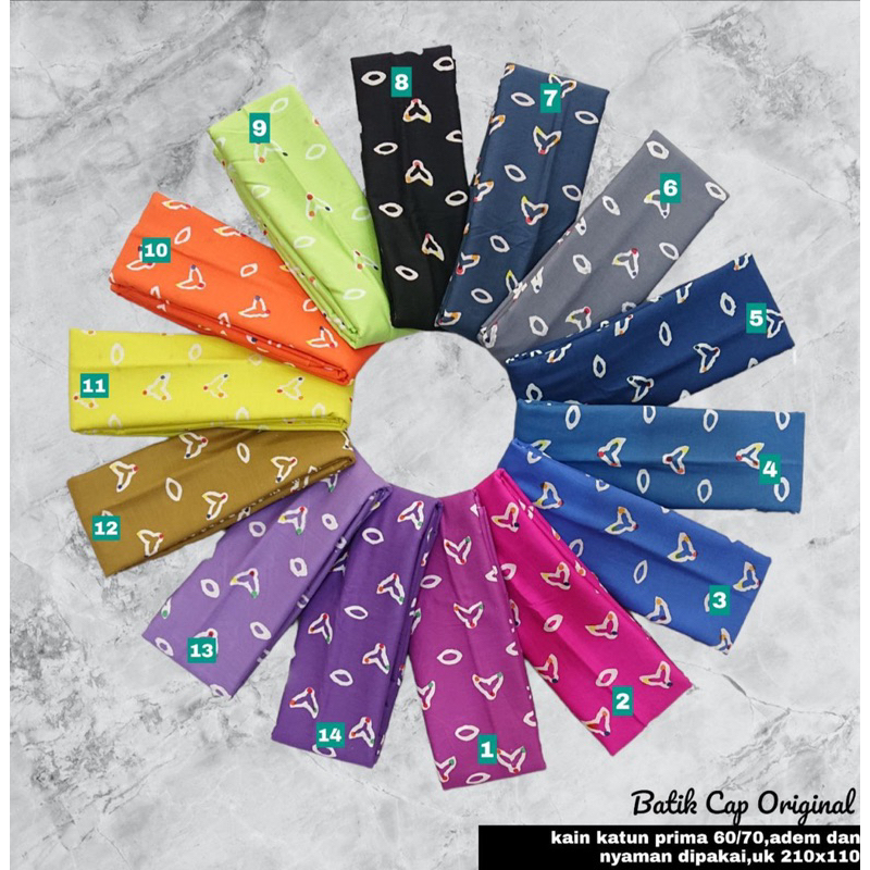 kain batik cap jumputan atau kain jumputan