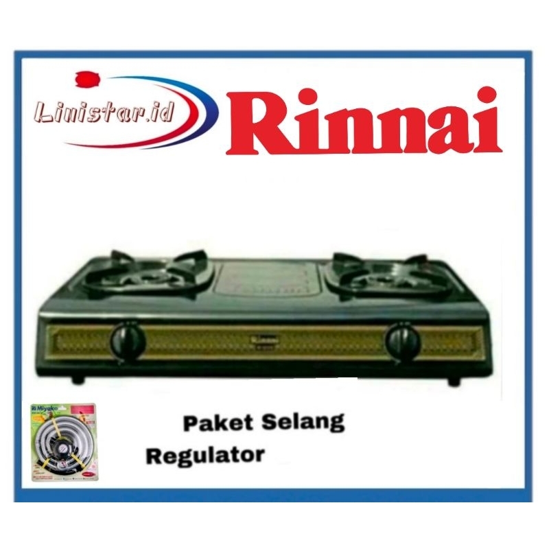 RINNAI RI-522S/RI522S/Kompor Gas Rinnai 2 Tungku/RI 522S/RI522S RINNAI