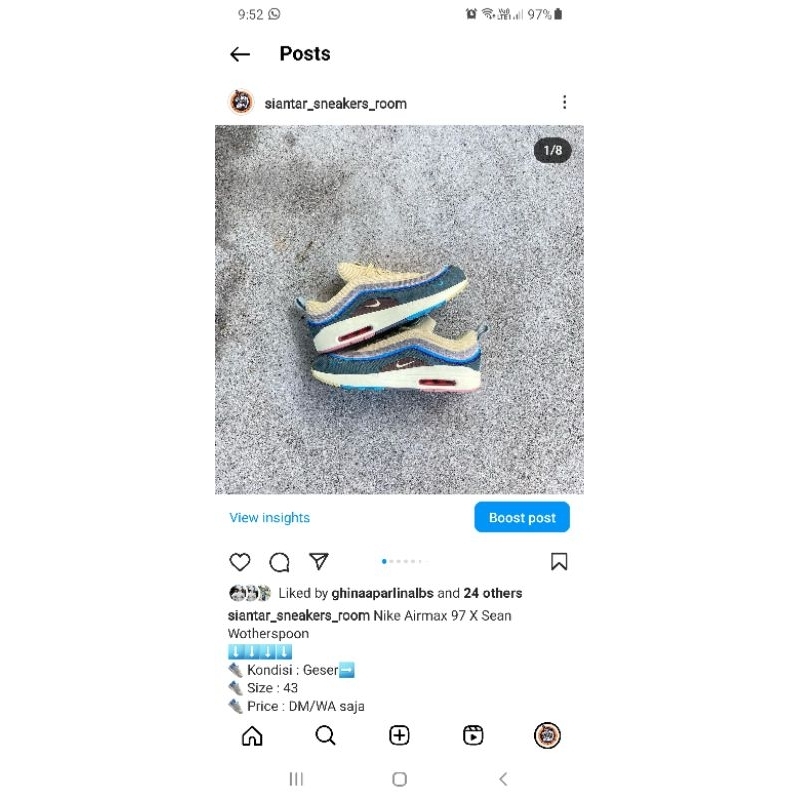 Nike Airmax97 WotherSpoon