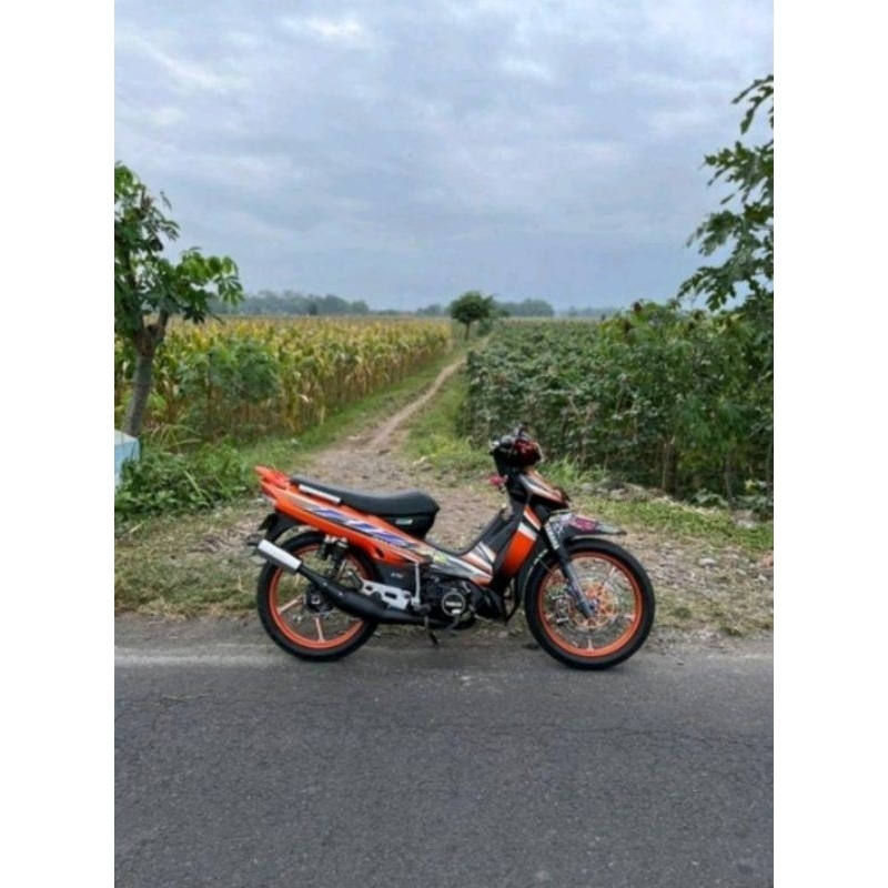 Knalpot fizr/fiz/f1zr/force1 std racing hitam tameng WMS RACING
