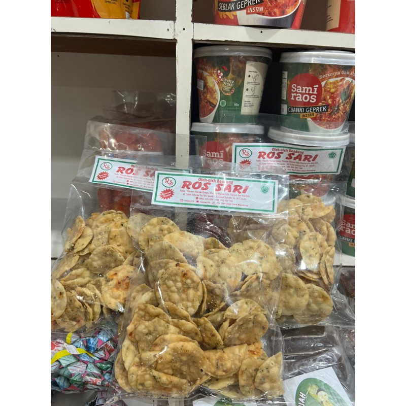 Bungek Pangsit Bawang 200Gr Oleh Oleh Bandung
