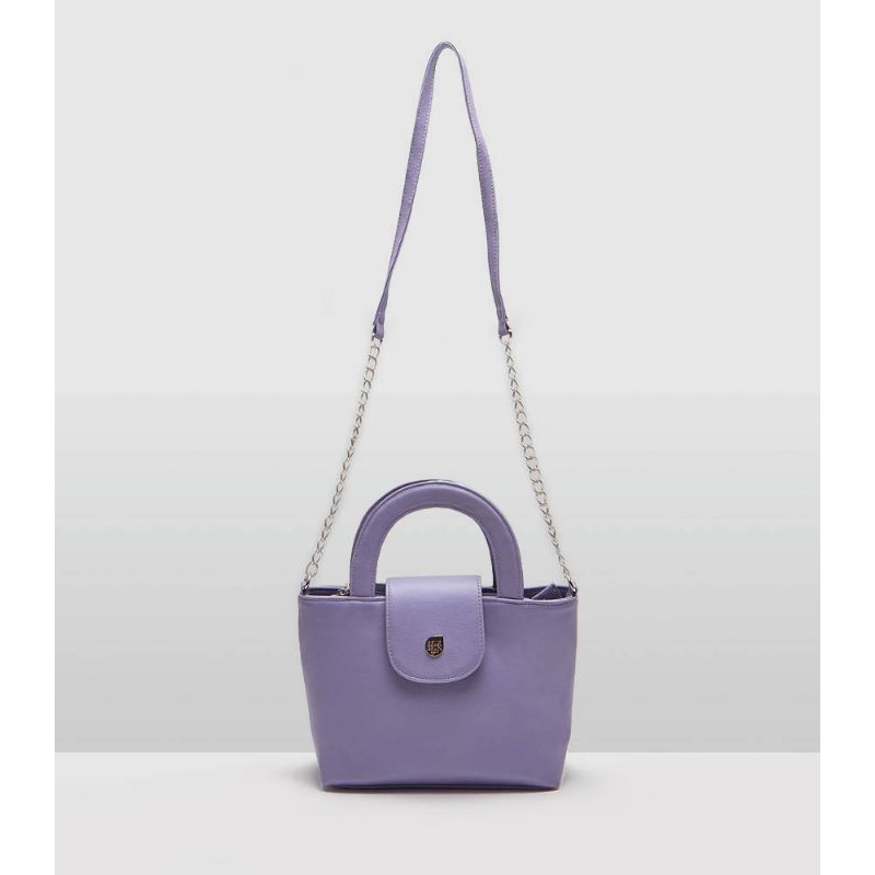 Tas Wanita Selempang Imut Murah Mewah Berkualitas Tas De Plat Sling Purple Original Sophie Martin Pa