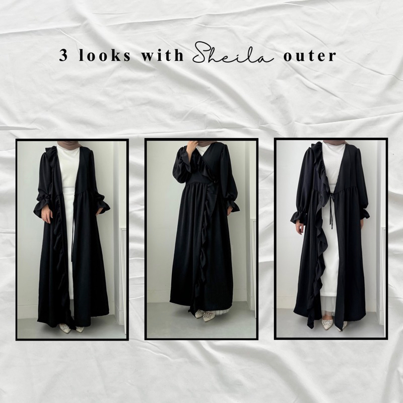 Sheila Outer / Long Outer / Flowy Outer