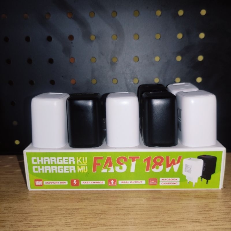 Batok Charger KUMU ChargerKU ChargerMU 18 watt fast charger original