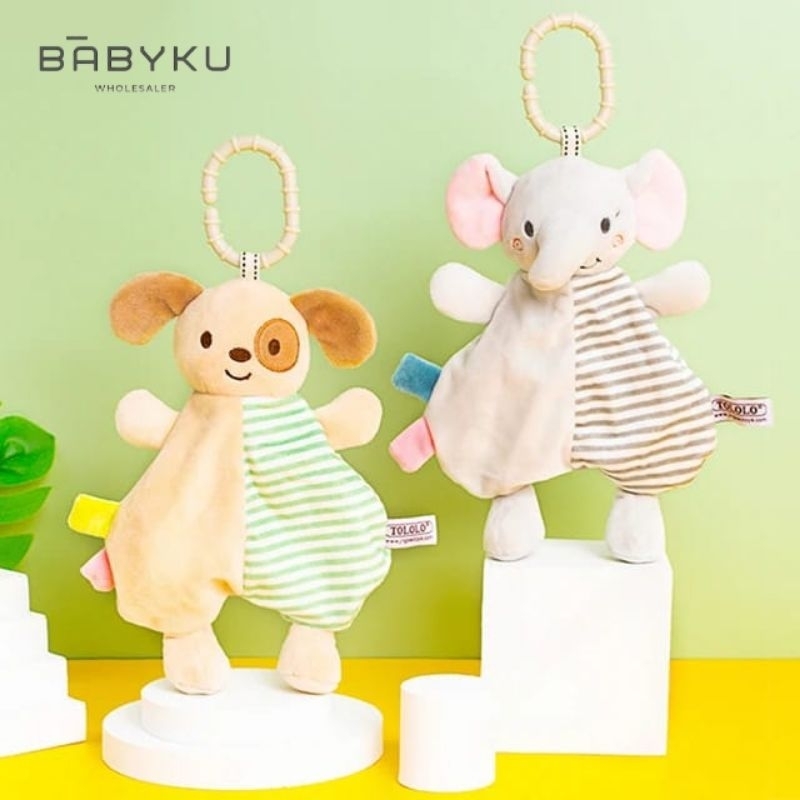 Mainan boneka gantung stroller / Boneka kain bayi / Mainan motorik bayi