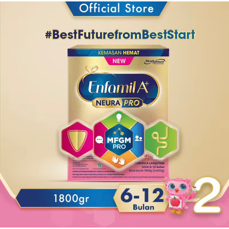 ENFAMIL A+2 susu formula bayi 6-12 bulan
