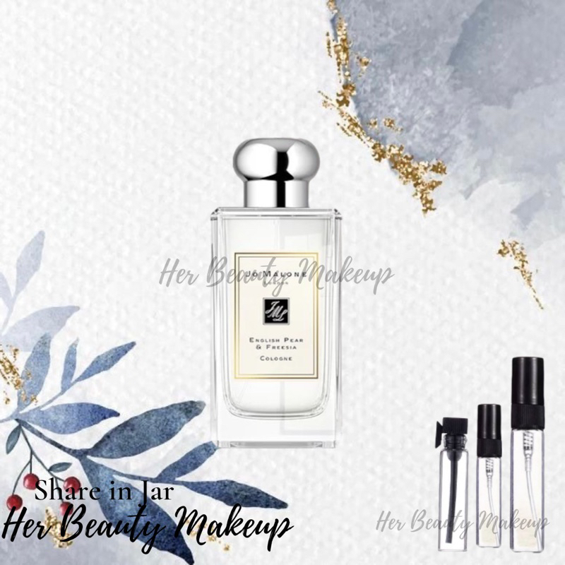 Share in Jar Bottle Botol Jo Malone English Pear &amp; Freesia Peony &amp; Blush Suede