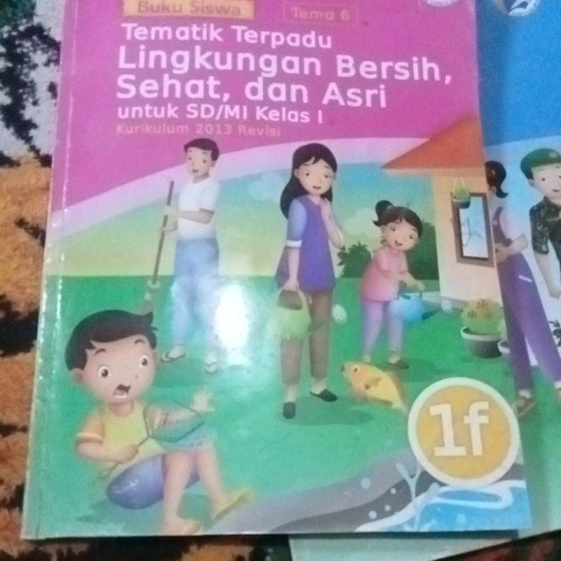 buku siswa tematik terpadu tema 6 kelas 1F
