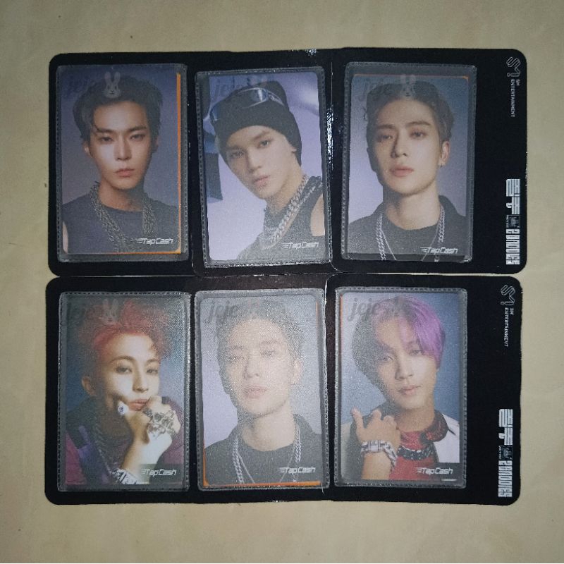 (READY STOCK) TAPCASH BNI X NCT 127 TAEYONG DOYOUNG JAEHYUN MARK HAECHAN TAP CASH