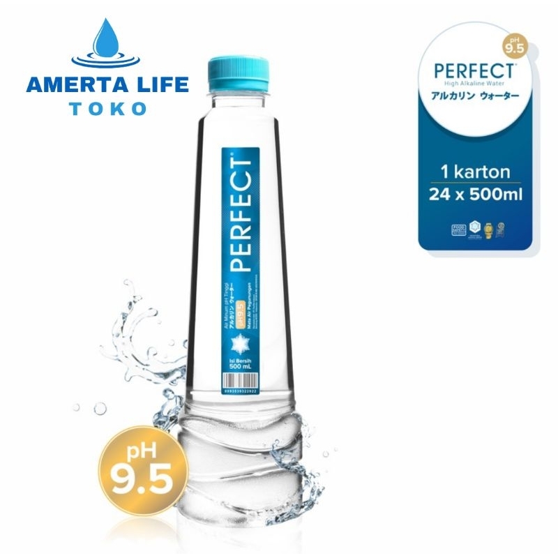 

Perfect Alkaline Water PH 9.5 air 500 ml dus