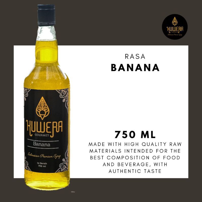 

Sirup Banana - Kuwera syrup 750 ml