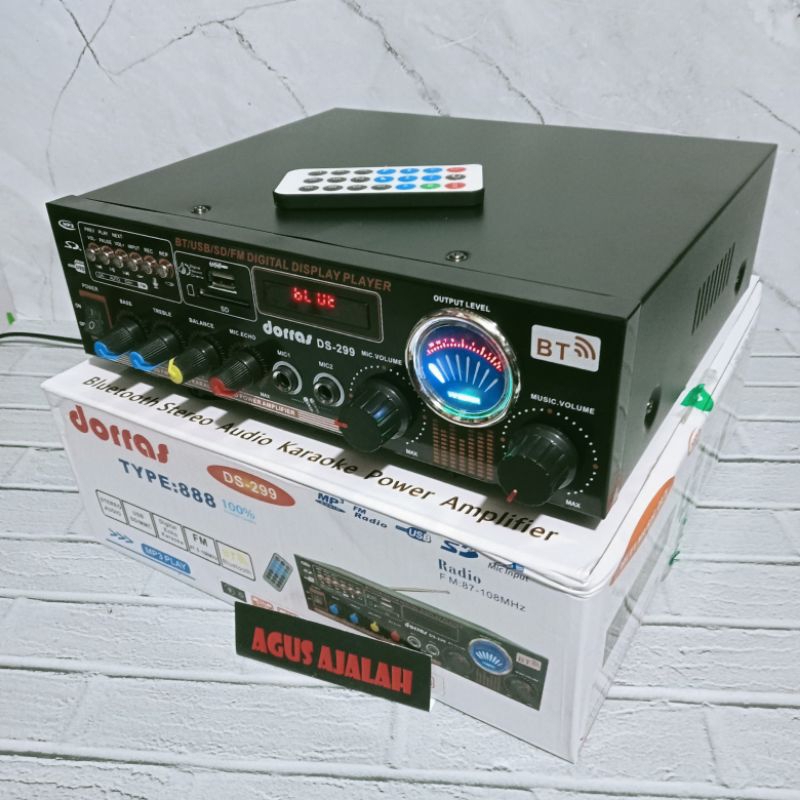 terbaru amplifier bluetooth DS299audio karoke power amplifier