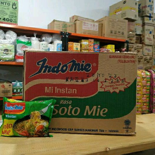 

Indomie rasa Soto Mie 1 dus isi 40pcs