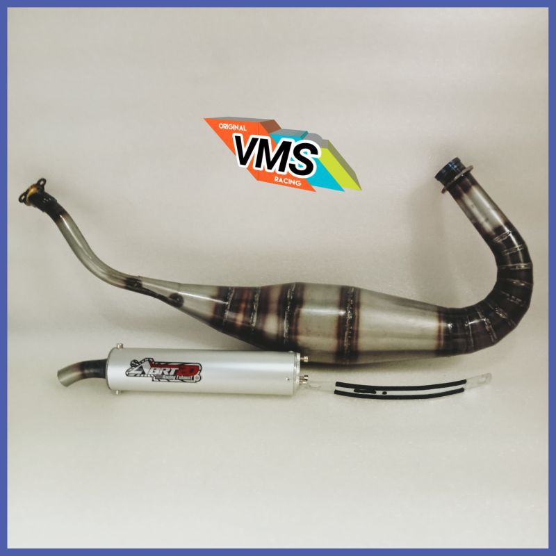 Knalpot Ninja R/SS/RR Plat Karat Abrt20 tipe cobra
