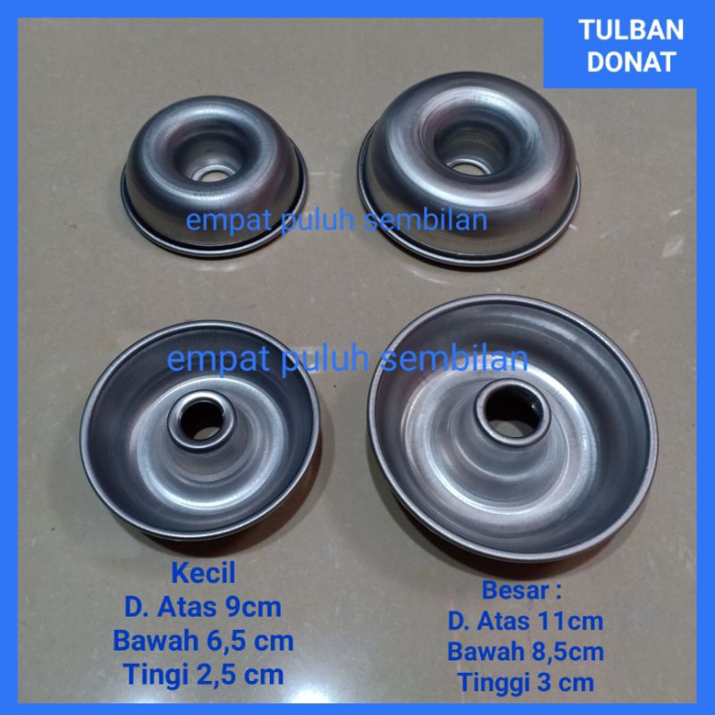 CETAKAN BROWNIES DONAT  / CETAKAN DONAT PREMIUM / CETAKAN TULBAN DONAT/ CETAKAN PUDING DONAT