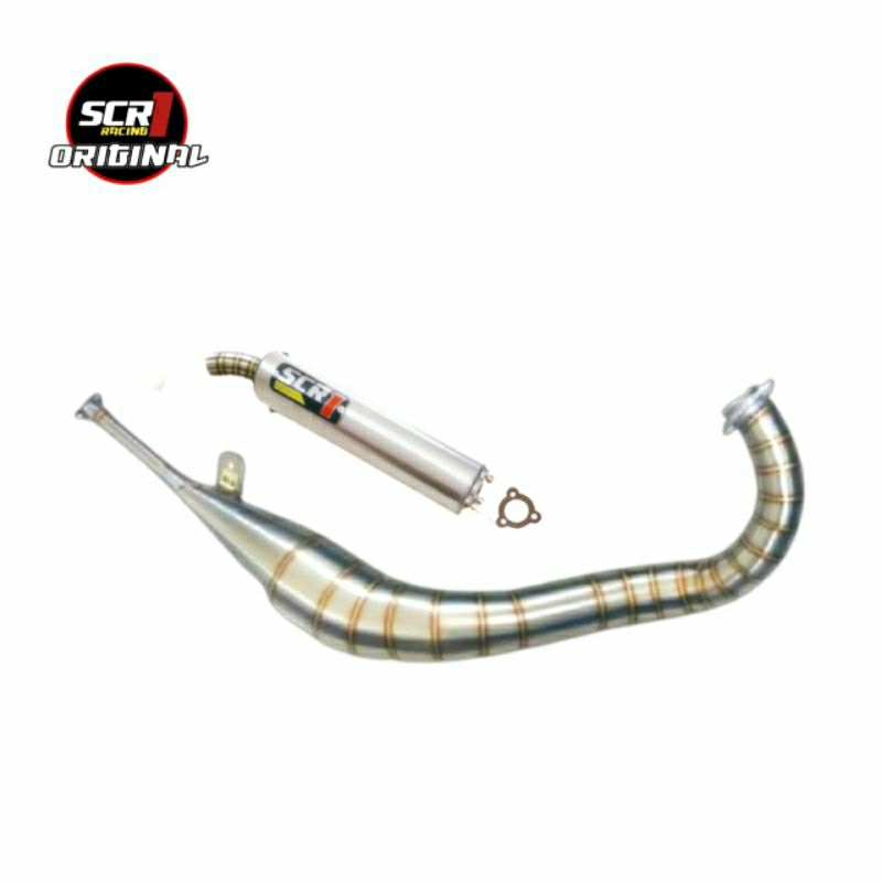 Knalpot Yamaha Rxz Original Scr1 Racing - Knalpot Rxz Rx-z