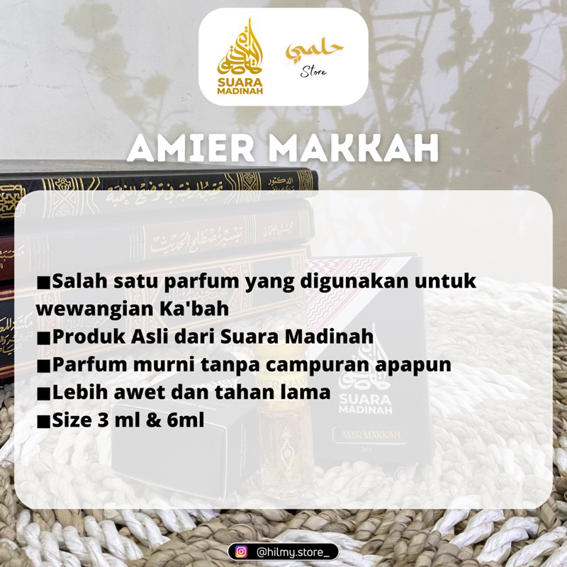 Amier Makkah | Parfum Premium | Parfum Arab | Parfum Madinah | Parfum Suara Madinah | Parfum Tahan L