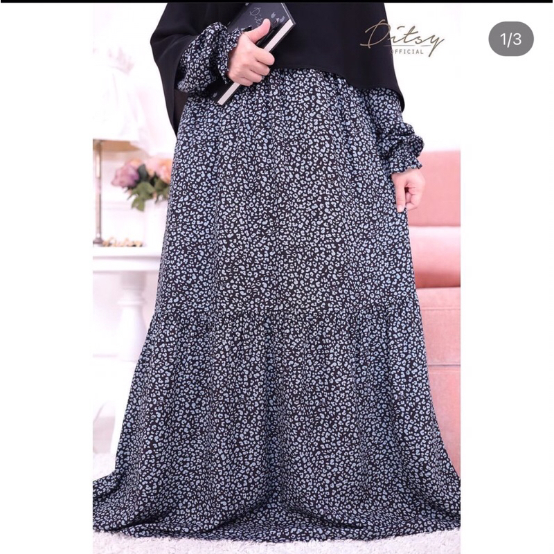 Ditsy nightgown February 2025 Leo Black size XL