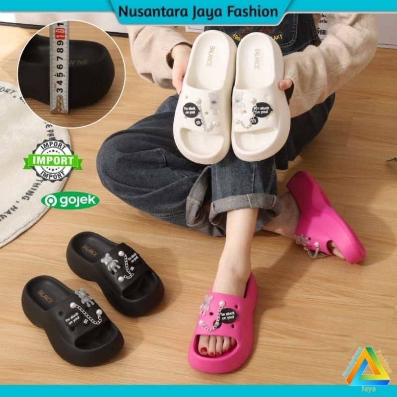 Sandal FUJI Wanita Kekinian Terlaris Lancome 7806-32