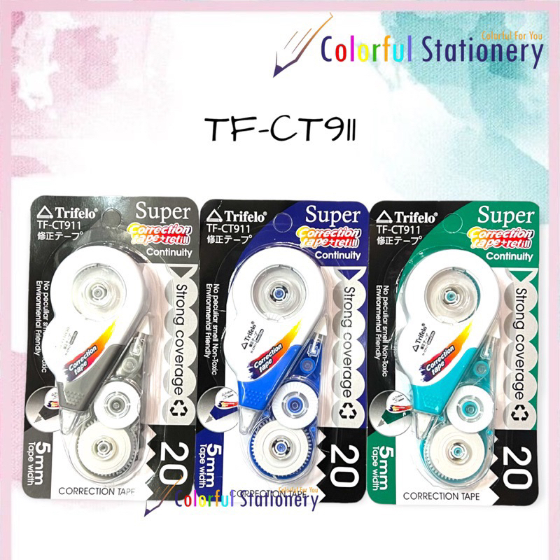 

Correction Tape / Tip X Kertas Trifelo CT 911