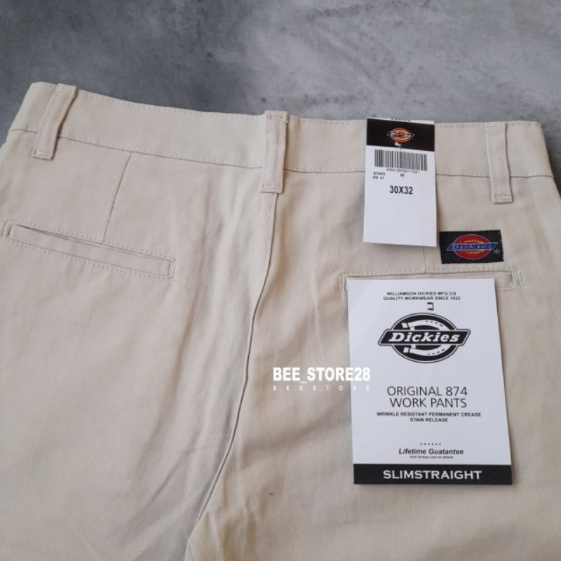 CELANA PANJANG SLIMFIT CHINO DICKIES FULLTAG &amp; LEBEL PREMIUM