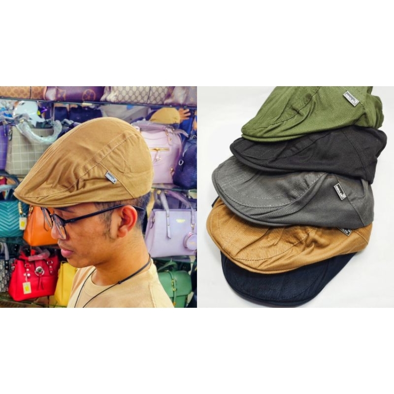 PATINO FLANEL/FLAT CAP HAT/ TOPI KODOK/ TOPI COPET/ TOPI PELUKIS/ TOPI SUTRADARA/ TOPI