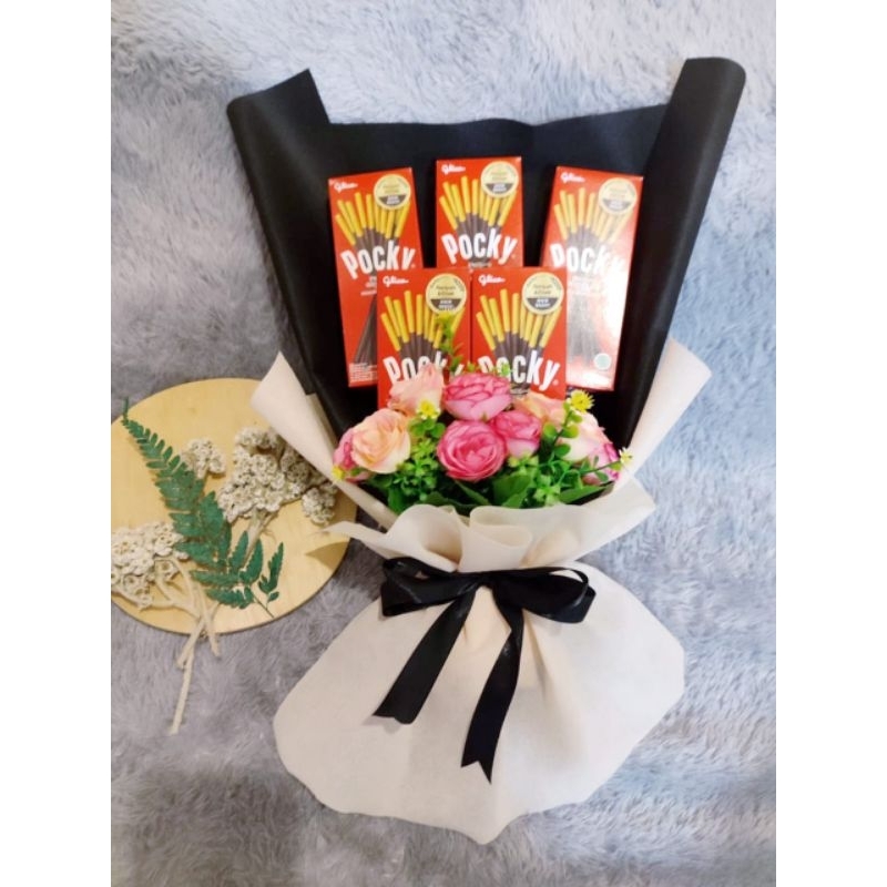 

buket pocky bunga