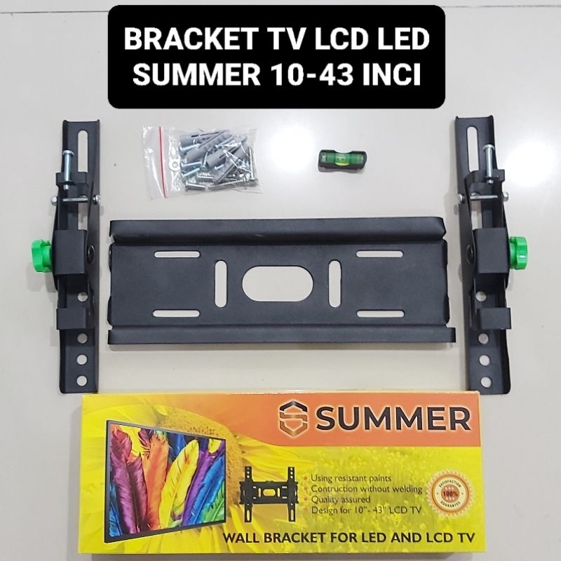 (BISA COD) SUMMER Bracket TV 10 - 43 Inci LCD LED Breket