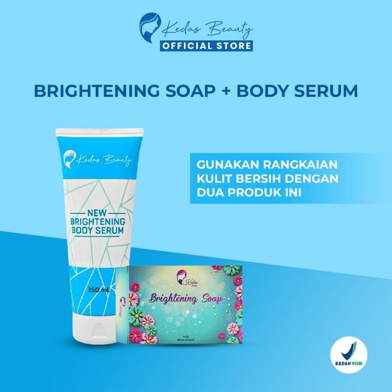 COD, KEDAS BEAUTY, SABUN + BODY SERUM, ORIGINAL, ASLI, By Kedas Beauty Palu