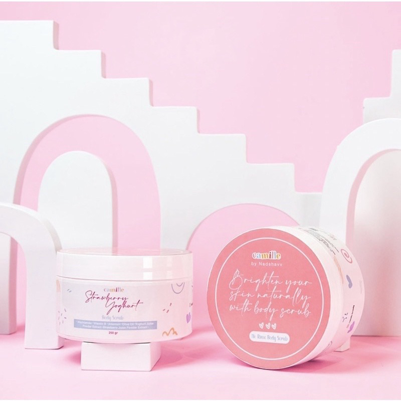 CAMILLE Strawberry Yoghurt Body Scrub