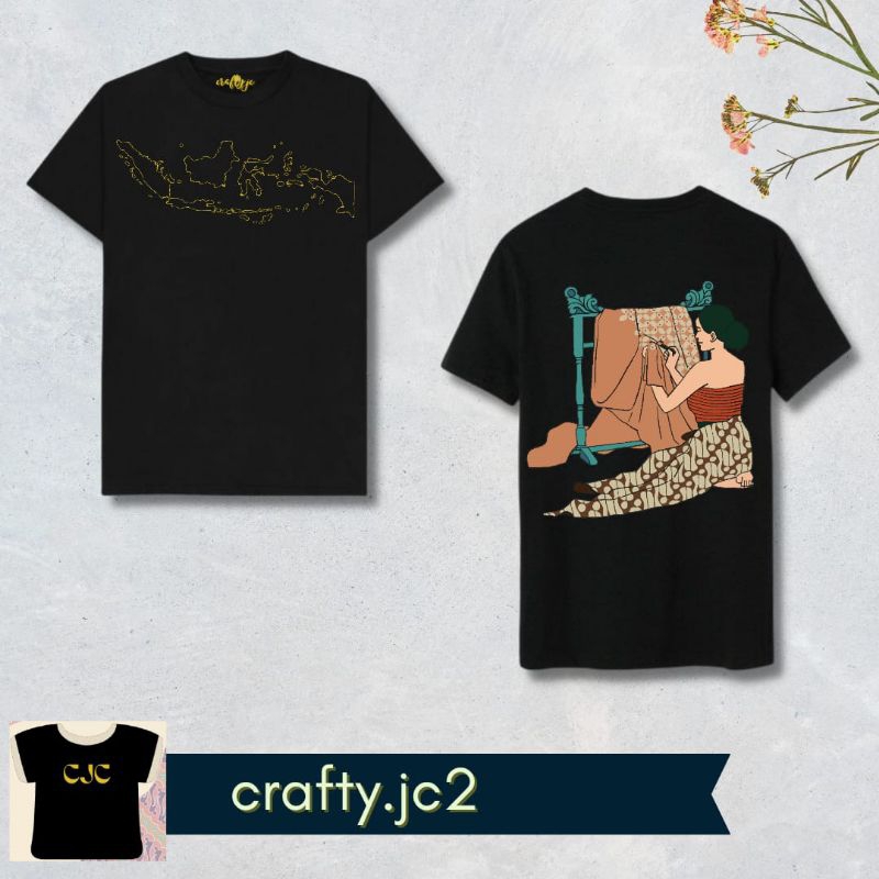 Kaos Batik Peta Indonesia