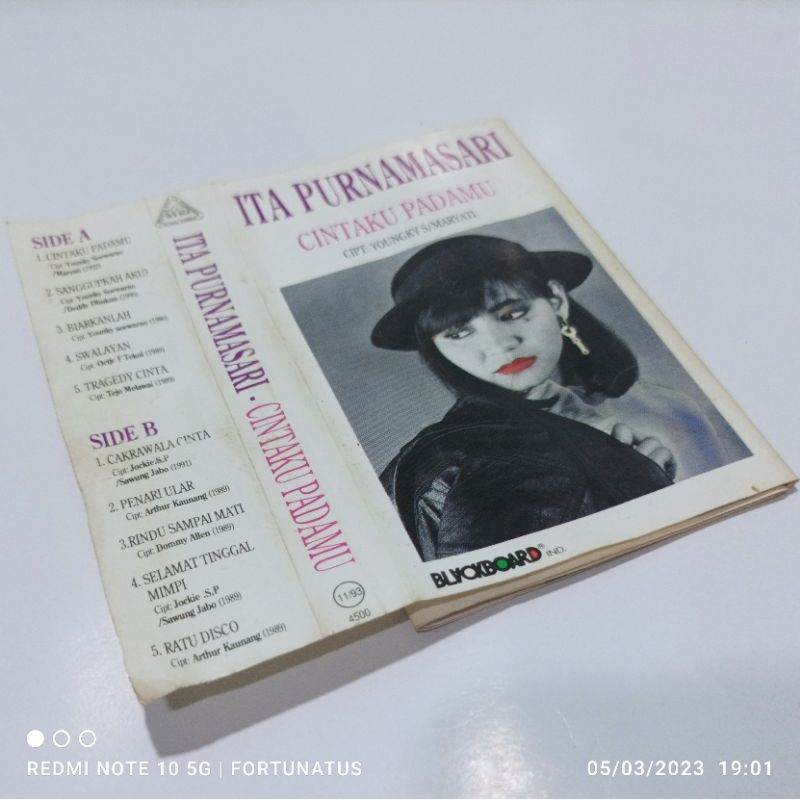Kaset Ita Purnamasari album cintaku padamu