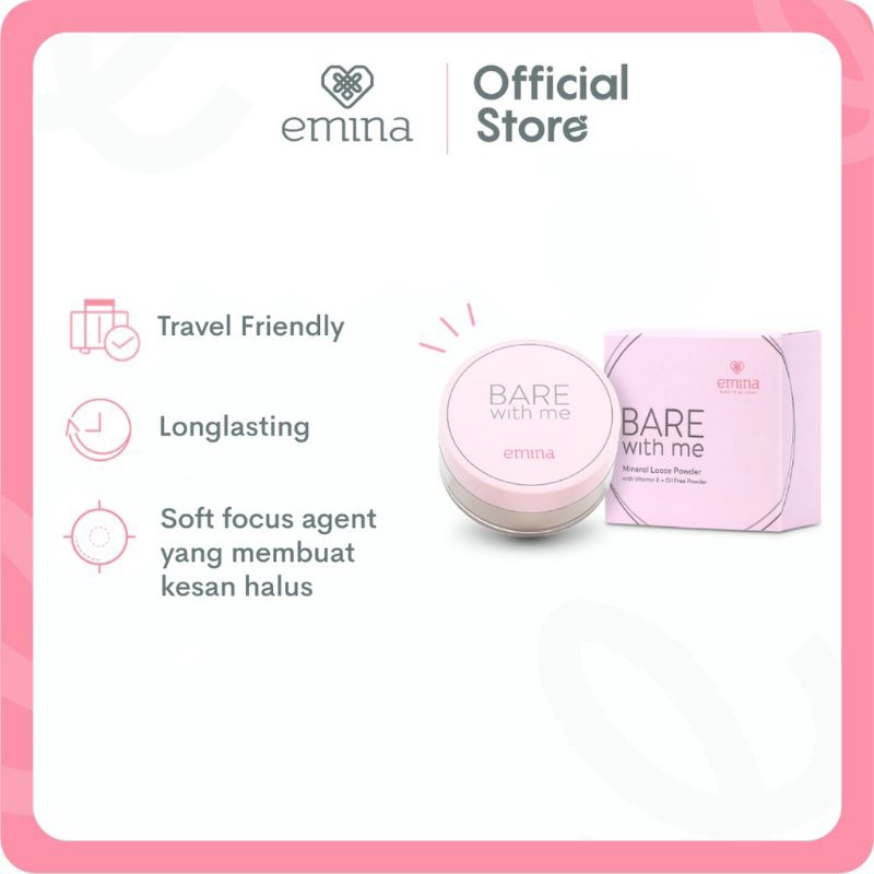 EMINA Bare With Me Mineral Loose Powder